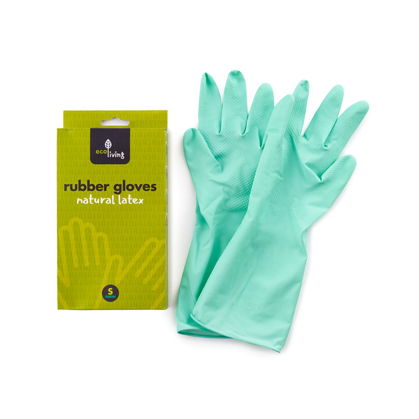 ecoLiving Natural Latex Rubber Gloves|Waste Disposal|EcoCentric