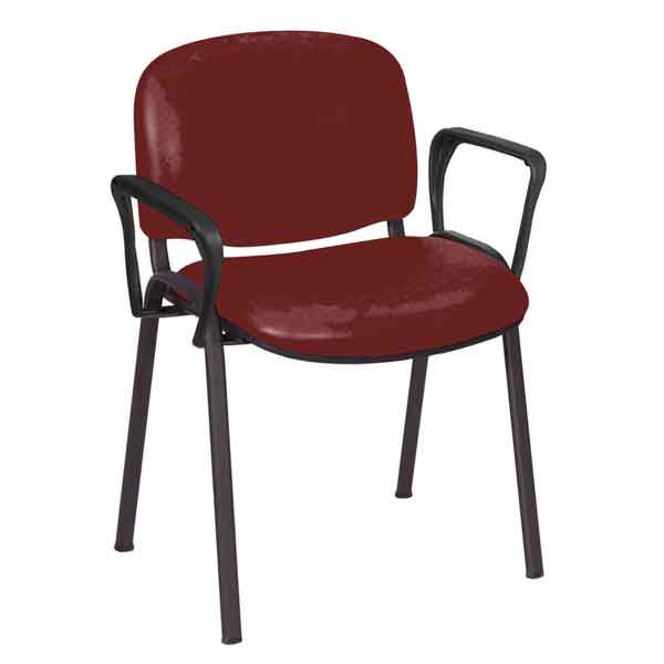 Visitor chair with online arms