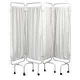 4 Fold Privacy Screens with Curtains