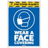 Stay COVID-19 Alert - Wear A Face Covering 
