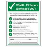 COVID-19 Secure Workplace 2021