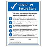 COVID-Secure Retail Signs