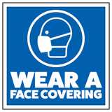 Wear A Face Covering - Sticker