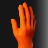 Aurelia Ignite Orange Nitrile Diamond Gloves