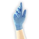 Unigloves Fortified Blue Nitrile Gloves
