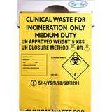 Yellow Clinical Waste Sacks
