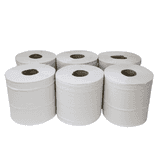 Centrefeed Rolls - 2ply - Flat Sheet - White