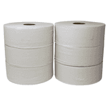 Jumbo Toilet Rolls - 2ply - Flat Sheet - White