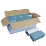 V-Fold Interfold Towels - 1ply - Blue
