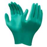 Ansell TouchNTuff 92-600 Green Nitrile Gloves