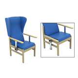Atlas Patient High Back Chair with Wings & Drop Arms