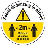 Social Distancing Temporary Floor Sticker