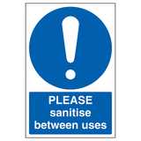 Please Sanitise Between Uses