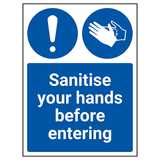 Sanitise Your Hands Before Entering