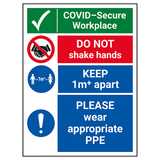 COVID-Secure Workplace - 1M - Appropriate PPE