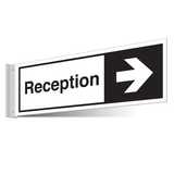 Reception Right/Left Corridor Sign 