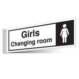 Girls Changing Room Corridor Sign 