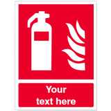 Custom Fire Extinguisher Safety Sign