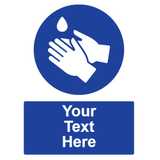 Custom Wash Your Hands Sign