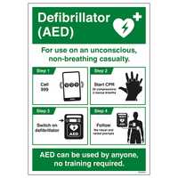 A3 AED Poster