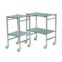 Bristol Maid Stainless Steel Trolleys - Removable Shelves