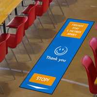 Social Distancing Floor Mats For Schools