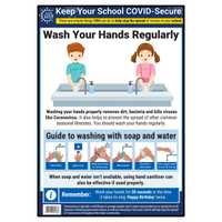 Handwashing In Schools Poster