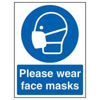 Face Masks & Coverings Signs