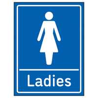 Ladies Toilets Blue