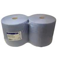 Industrial Wiper Rolls - 2ply - Flat Sheet - Blue