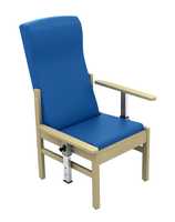 Atlas Patient High Back Chair with Wings & Drop Arms