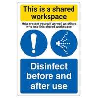 Shared Workspace/Disinfect