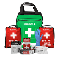BleedSave Trauma Kit Rucksack with 2 x Basic Bleed Control Kits