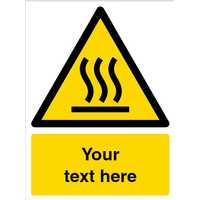 Custom Hot Surface Warning Safety Sign