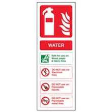 Water Fire Extinguisher - Portrait