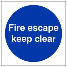 Fire Escape Keep Clear