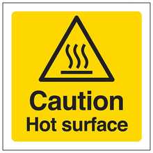 Caution Hot Surface - Square