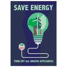 Turn Off Unused Appliances Poster