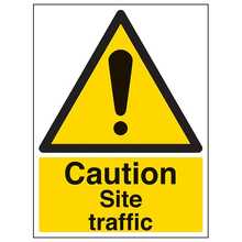 Caution Site Traffic