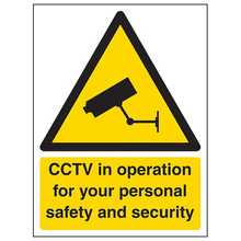CCTV In Operation For Your Own Personal Safety