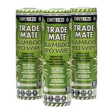 Dirteeze Trademate Bamboo Dry Wipes