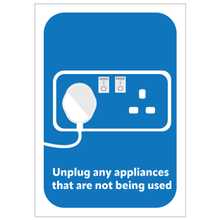 Unplug Appliances Poster