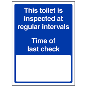 This Toilet Is Inspected