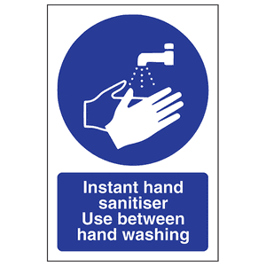 Instant Hand Sanitiser Use - Portrait