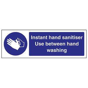 Instant Hand Sanitiser Use - Landscape