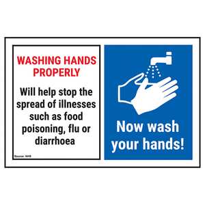 Washing Hands Properly Will Help... Now Wash Your Hands!