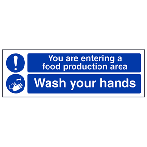 Food Production Area - Wash Your Hands - Landscape