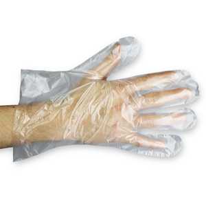 Embossed Polythene Gloves in Dispenser Boxes