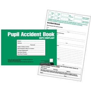GDPR Compliant Pupil Accident Book