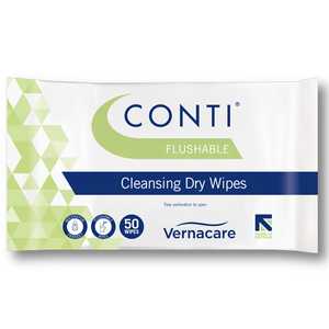 Conti Flushable Dry Patient Wipes